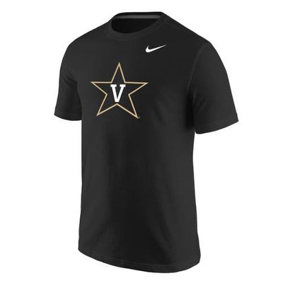 Men's Nike Black Vanderbilt Commodores Big Logo T-Shirt