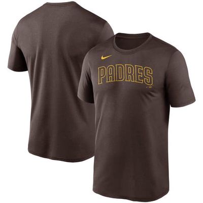 Men's Nike Brown San Diego Padres Wordmark Legend T-Shirt