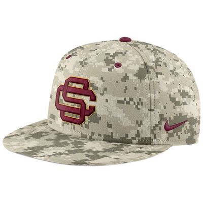 Men's Nike Camo USC Trojans Aero True Baseball Performance Fitted Hat