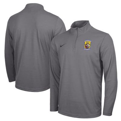 Men's Nike Charcoal Air Force Falcons Rivalry Intensity Quarter-Zip Pullover Top