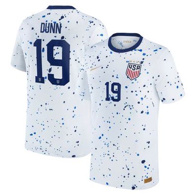 Men's Nike Crystal Dunn White USWNT 2023 Home Replica Jersey