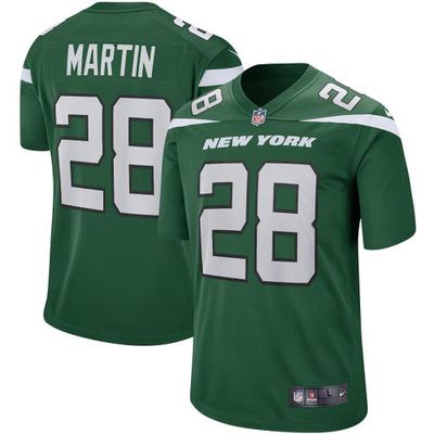 Men's Nike Curtis Martin Gotham Green New York Jets Game Retired Player Jersey