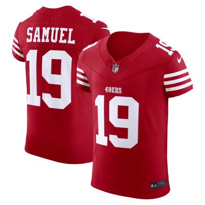Men's Nike Deebo Samuel Scarlet San Francisco 49ers Vapor F. U.S. E. Elite Jersey