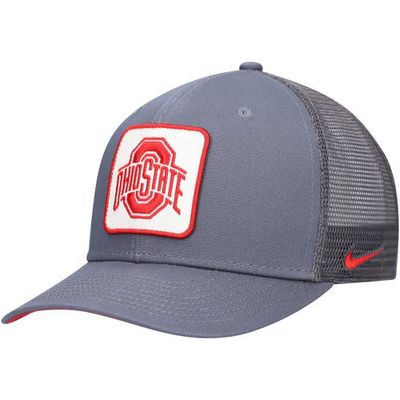 Men's Nike Gray Ohio State Buckeyes Classic99 Trucker Snapback Hat