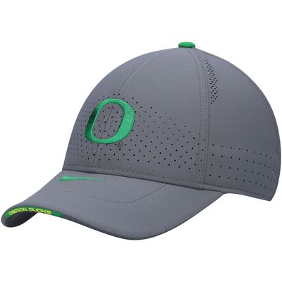 Men's Nike Gray Oregon Ducks 2021 Sideline Legacy91 Performance Adjustable Hat