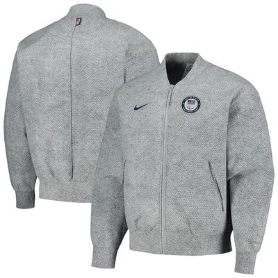 Men's Nike Gray Team USA Media Day Look Performance Full-Zip Jacket