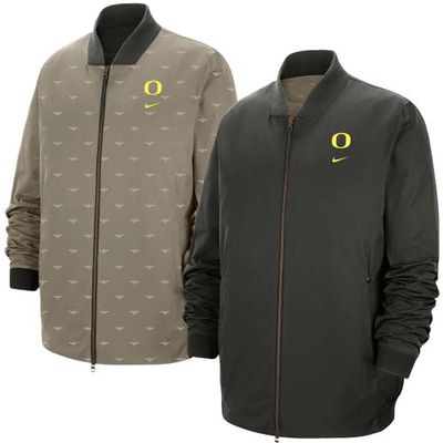 Men's Nike Green Oregon Ducks Fuse Coaches Full-Zip Jacket