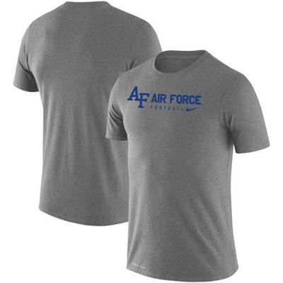 Men's Nike Heather Gray Air Force Falcons Changeover Legend T-Shirt