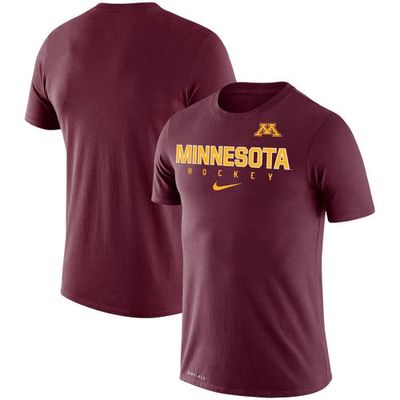 Men's Nike Maroon Minnesota Golden Gophers Team Hockey Legend Performance T-Shirt