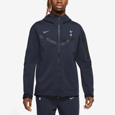 Men's Nike Navy Tottenham Hotspur Tech Fleece Full-Zip Hoodie Jacket