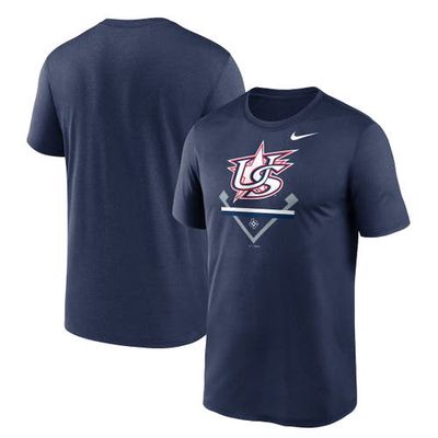 Men's Nike Navy USA Baseball 2023 World Baseball Classic Icon Legend T-Shirt