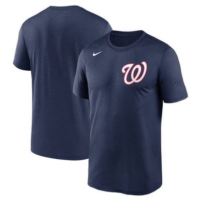 Men's Nike Navy Washington Nationals Wordmark Legend Performance Big & Tall T-Shirt