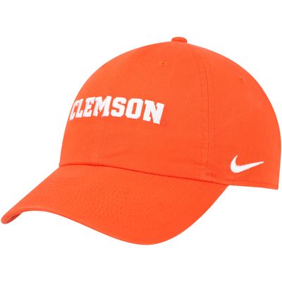 Men's Nike Orange Clemson Tigers Heritage86 Wordmark Adjustable Hat