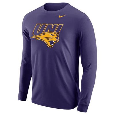 Men's Nike Purple Northern Iowa Panthers Big Logo Performance Long Sleeve T-Shirt