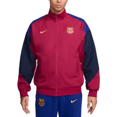 Men's Nike Red Barcelona 2023/24 Drac Pack Strike Anthem Performance Full-Zip Jacket