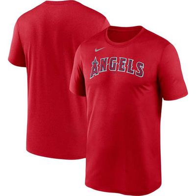 Men's Nike Red Los Angeles Angels Wordmark Legend Performance Big & Tall T-Shirt