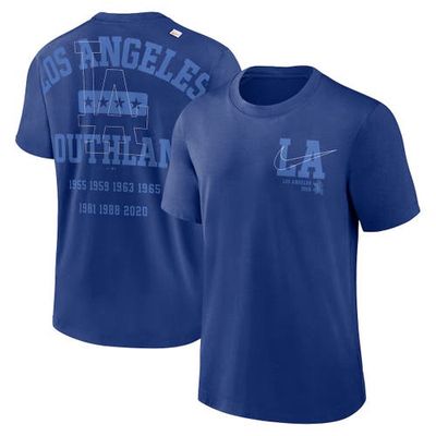 Men's Nike Royal Los Angeles Dodgers Statement Game Over T-Shirt