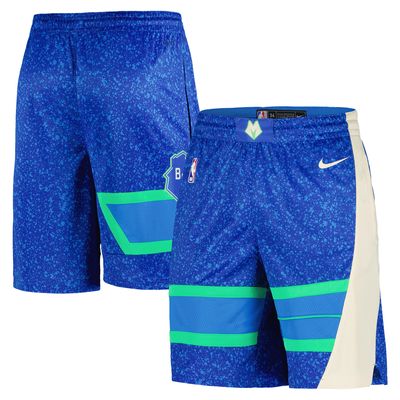 Men's Nike Royal Milwaukee Bucks 2023/24 City Edition Swingman Shorts