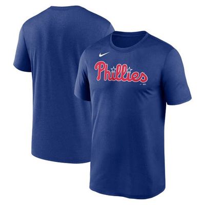 Men's Nike Royal Philadelphia Phillies Wordmark Legend Performance Big & Tall T-Shirt