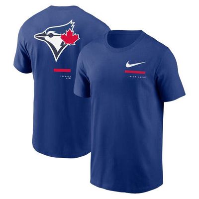 Men's Nike Royal Toronto Blue Jays Over the Shoulder T-Shirt