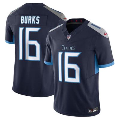 Men's Nike Treylon Burks Navy Tennessee Titans Vapor F.U.S.E. Limited Jersey