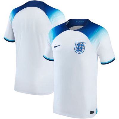 Men's Nike White England National Team 2022/23 Home Vapor Match Authentic Blank Jersey