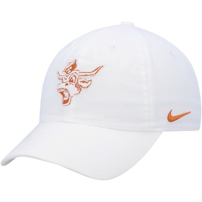 Men's Nike White Texas Longhorns Heritage86 Logo Performance Adjustable Hat