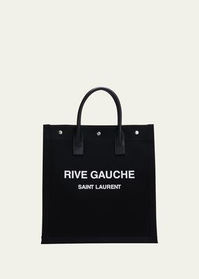 Men's North/South Rive Gauche Canvas Tote Bag