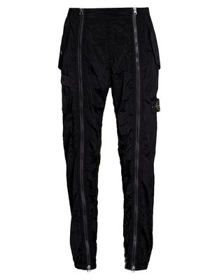 Men's Nylon Metal Cargo Pants - Black - Size 36