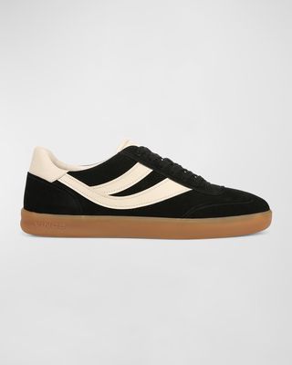 Men's Oasis-M Suede and Leather Low-Top Sneakers