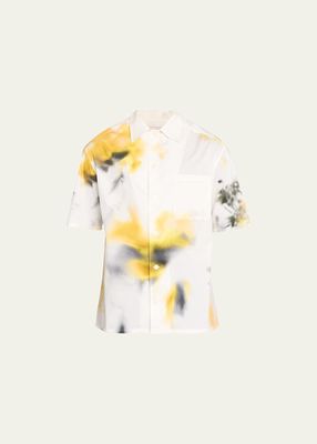 Men's Obscured Flower Camp Shirt