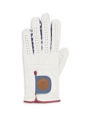 Men's Old Glory Golf Glove - White Red Blue - Size XL - White Red Blue - Size XL