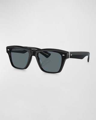 Men's Oliver Sixties Sun Acetate Square Sunglasses