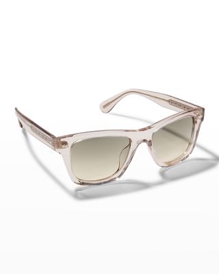 Men's Oliver Sun Gradient Lens Square Sunglasses