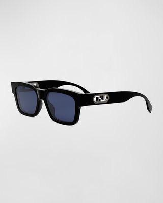 Men's O'Lock Acetate Rectangle Sunglasses