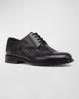 Men's O'Lock Vita Leather Wingtip Derby Shoes