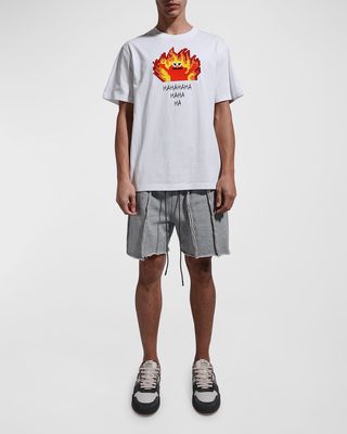 Men's On Fire 8-Bit T-Shirt