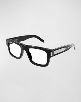 Men's Optical Acetate Rectangle Glasses