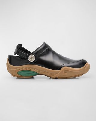 Men's Orbit Leather Clogs