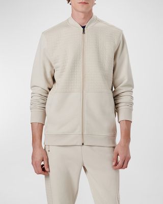 Men's Organic Cotton Full-Zip Bomber Sweater