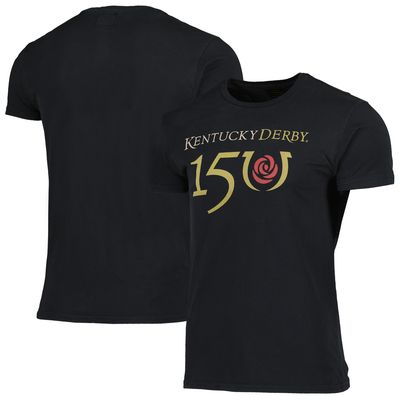 Men's Original Retro Brand Black Kentucky Derby 150 Black Label Running T-Shirt