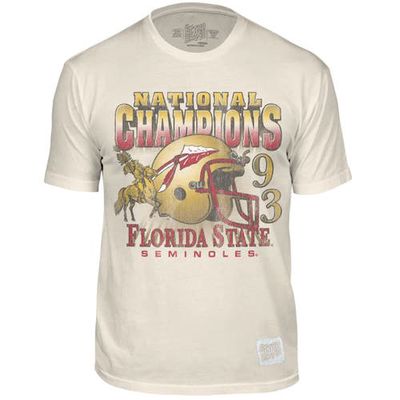 Men's Original Retro Brand Cream Florida State Seminoles Retro T-Shirt