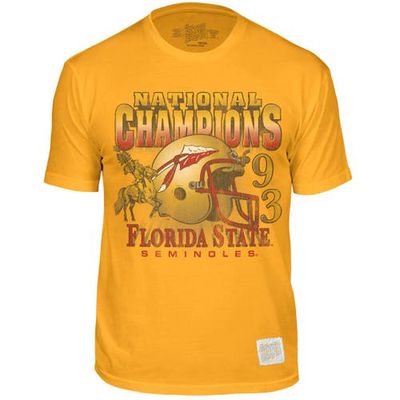 Men's Original Retro Brand Gold Florida State Seminoles Retro T-Shirt