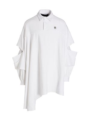 Men's Oversize Cutout Polo - White - Size XL
