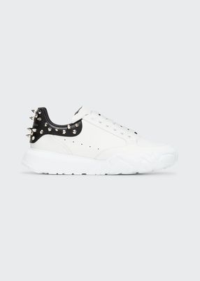 Men's Oversized Counter Spike Leather Low-Top Sneakers