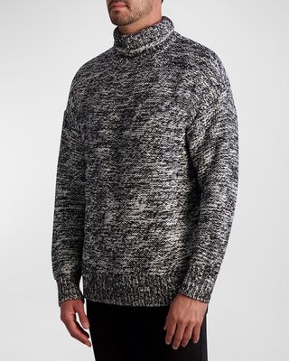 Men's Oversized Marled Sweater