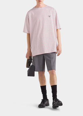 Men's Oversized Stripe T-Shirt