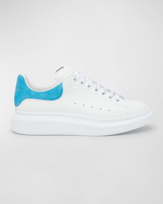 Men's Oversized Suede And Leather Low-Top Sneakers