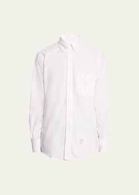 Men's Oxford Grosgrain-Placket Dress Shirt