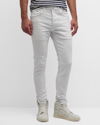 Men's P001 Optic White Skinny Jeans